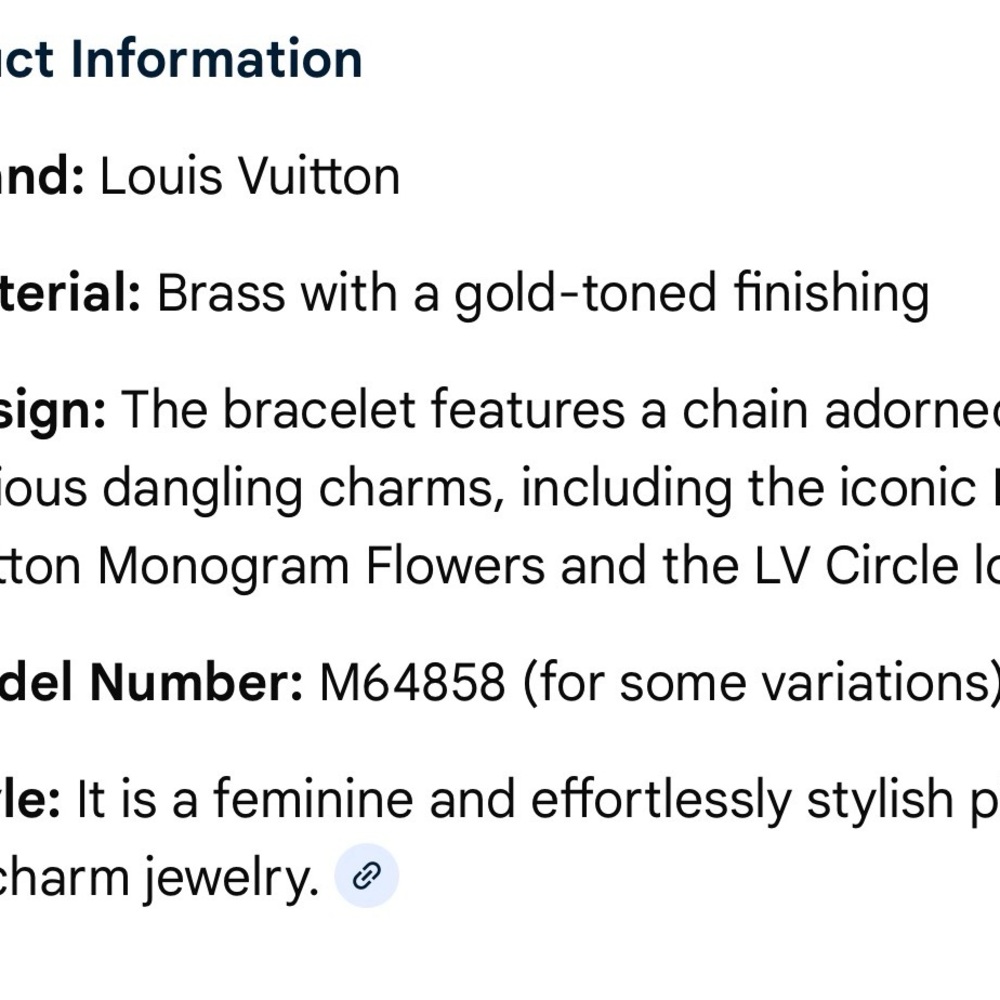 Louis Vuitton Blooming Supple Bracelet - Picture 3 of 3